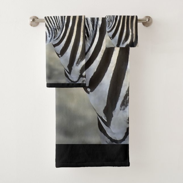 Zebra Lovers Badhandtuch Set (Insitu)
