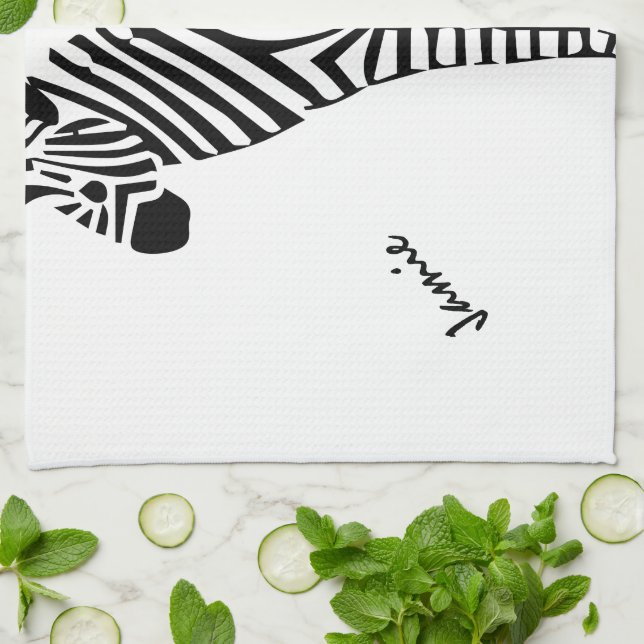 Zebra Lovers Geschenke Handtuch (Gefaltet)