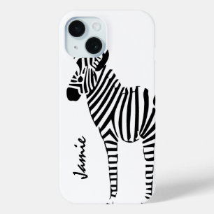 Zebra Lovers Geschenke iPhone 15 Hülle