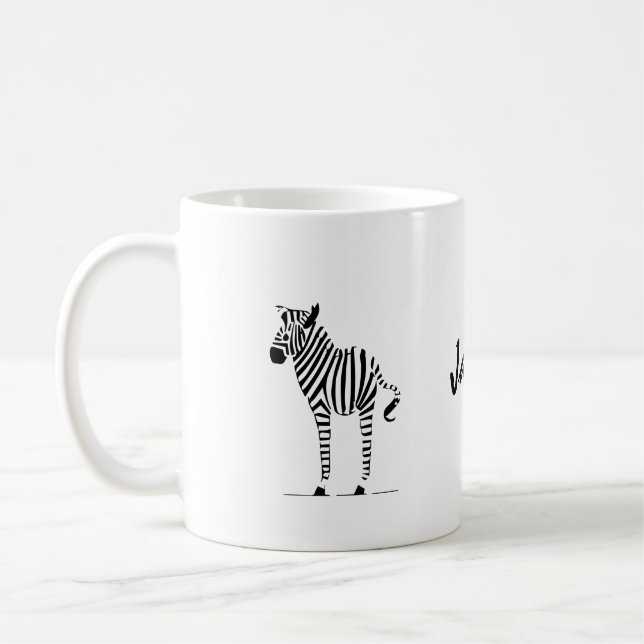 Zebra Lovers Geschenke Kaffeetasse (Links)