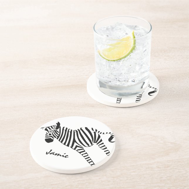 Zebra Lovers Geschenke Untersetzer (Seite)