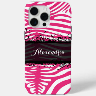 Zebra Lovers Pattern Pink und Schwarz title_seo2