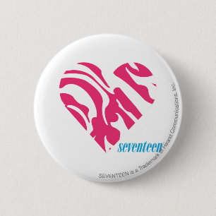 Zebra-Magenta 2 Button