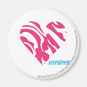 Zebra-Magenta 2 Magnet