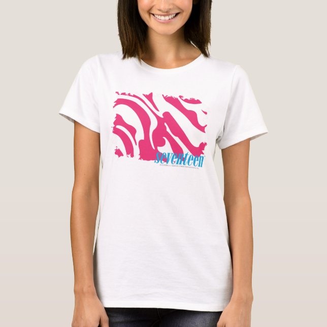 Zebra Magenta 3 T-Shirt (Vorderseite)