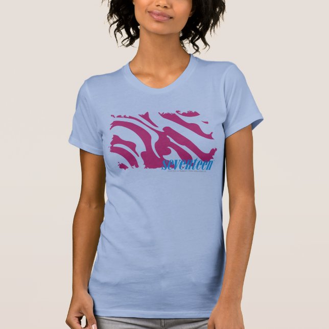 Zebra-Magenta 3 T-Shirt (Vorderseite)