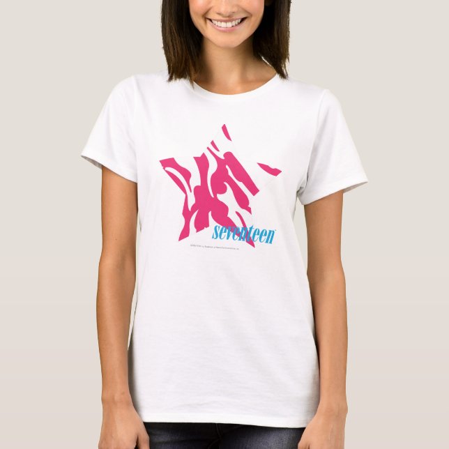 Zebra-Magenta 4 T-Shirt (Vorderseite)
