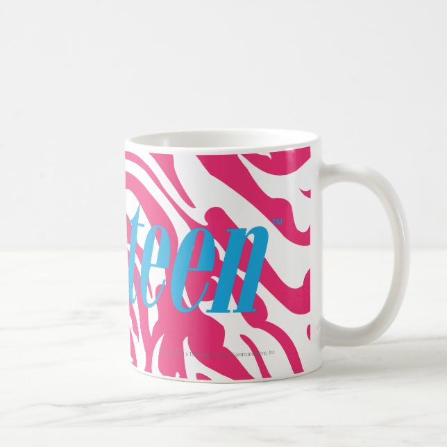 Zebra-Magenta Kaffeetasse (Rechts)