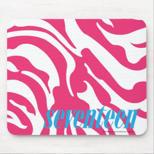Zebra-Magenta Mousepad