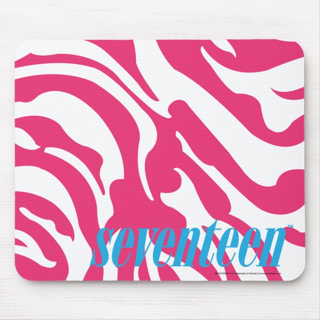 Zebra-Magenta Mousepad (Vorne)
