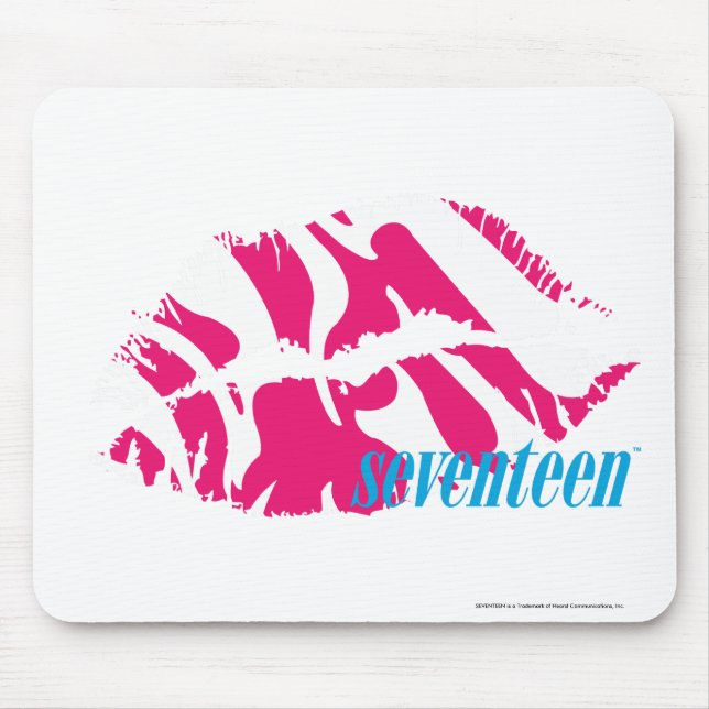 Zebra-Magenta Mousepad (Vorne)