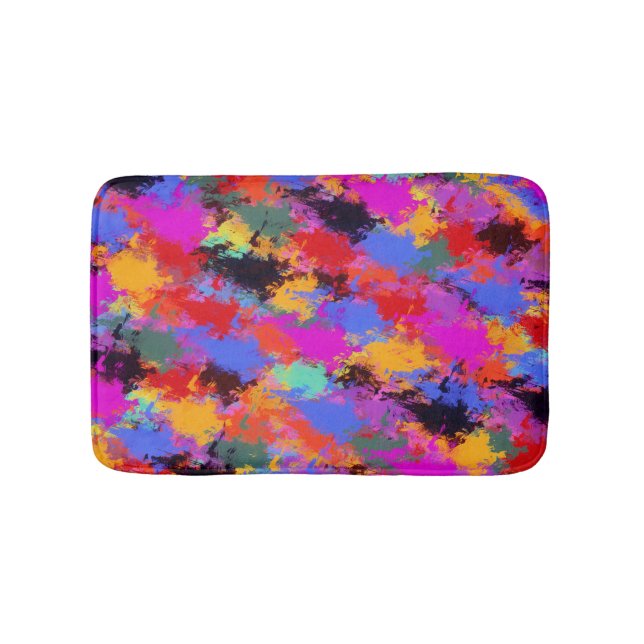 Zebra-Malerei Badematte (Vorderseite)