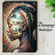 Zebra Memory African Journey Calm Decoupage