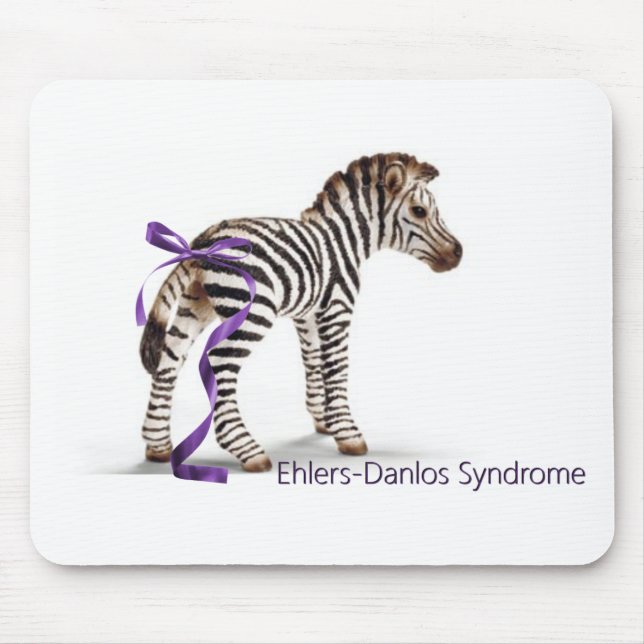 Zebra mit Band large.png Mousepad (Vorne)