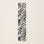 Zebra mit DIY-Hintergrundfarbe Schal<br><div class="desc">Schal. Zebra mit DIY Hintergrundfarbe. Ein tolles Accessoire, um Ihre stilvolle Mode zu ergänzen. ⭐ 99% meiner Designs in meinem Geschäft sind in Schichten gemacht. Damit können Sie die Größe und den Text der Grafik und des Textes so anpassen, dass sie perfekt zu jedem Produkt passen. 📌 (Bitte vergewissern Sie...</div>