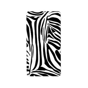 Zebra-Muster Adressaufkleber