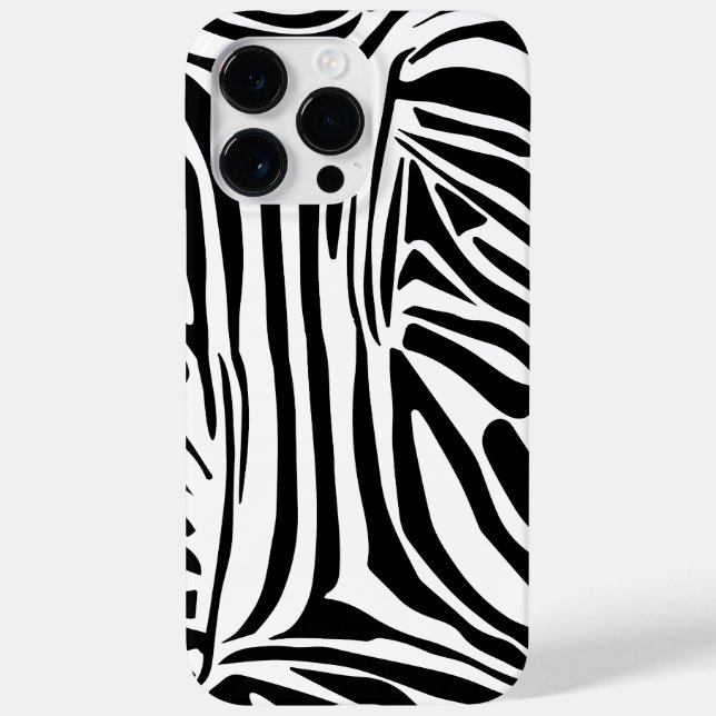 Zebra-Muster Case-Mate iPhone 14 Pro Max Hülle (Rückseite)