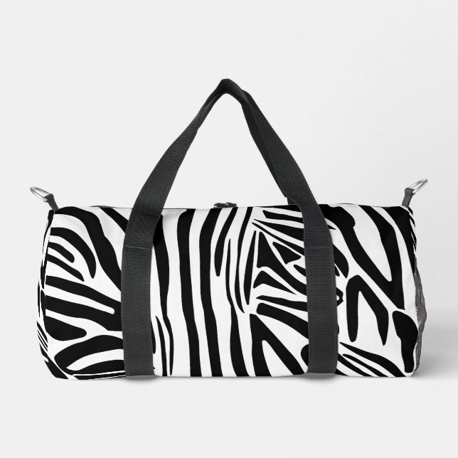 Zebra-Muster Duffle Bag (Vorderseite)