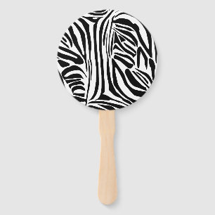 Zebra-Muster Fächer