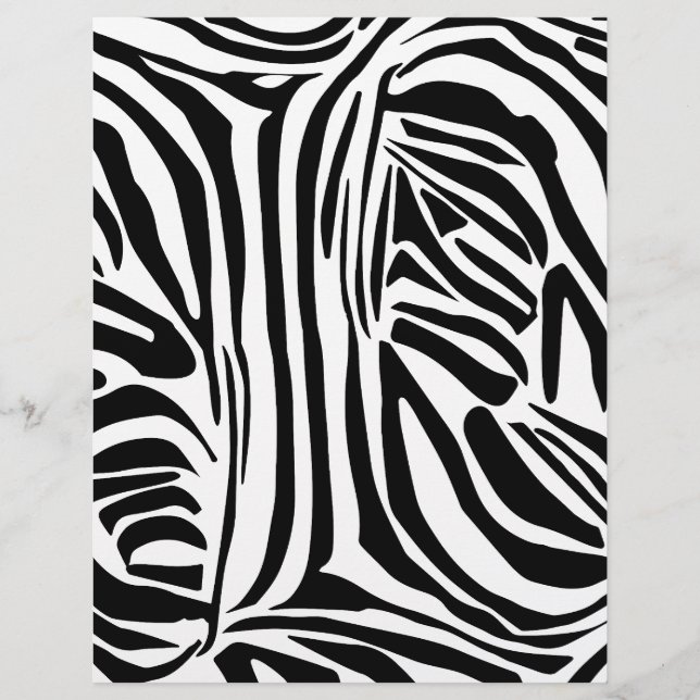 Zebra-Muster Flyer (Vorne)