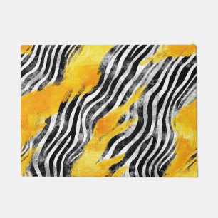 Zebra-Muster Fußmatte