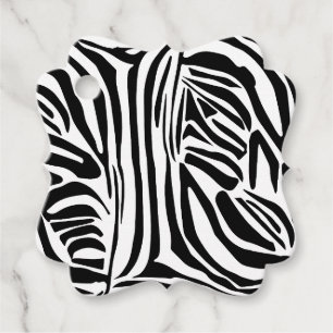 Zebra-Muster Geschenkanhänger