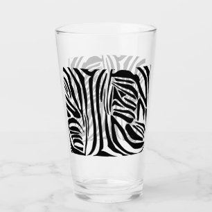 Zebra-Muster Glas