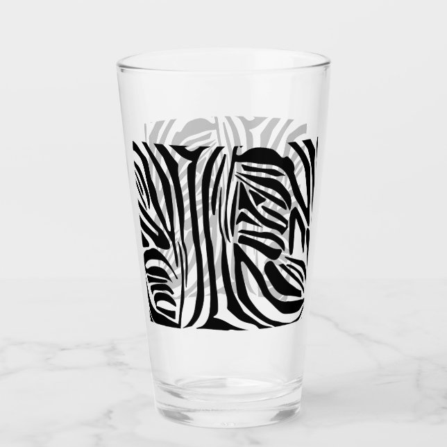 Zebra-Muster Glas (Vorderseite)