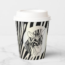 Zebra-Muster in Schwarz und Weiß