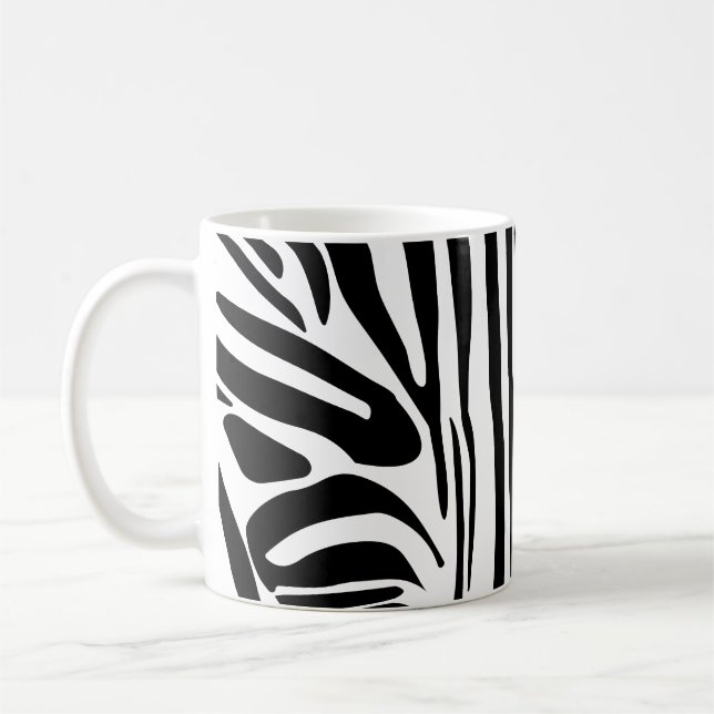 Zebra-Muster Kaffeetasse (Links)