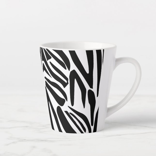 Zebra-Muster Milchtasse (Rechts)