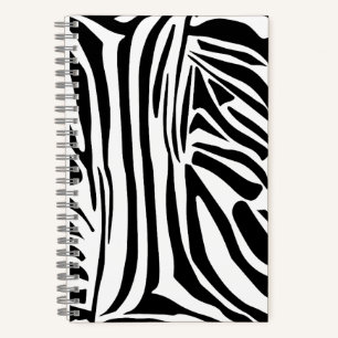 Zebra-Muster Notizbuch