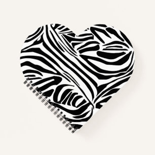 Zebra-Muster Notizbuch