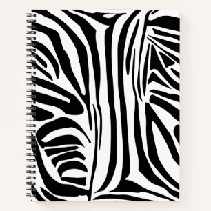 Zebra-Muster Notizbuch
