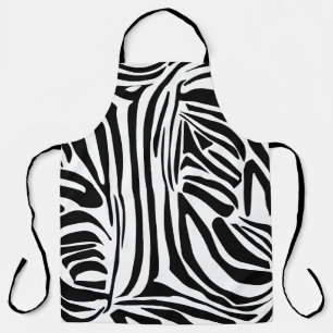 Zebra-Muster Schürze
