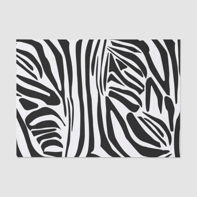 Zebra-Muster Seidenpapier (Vorderseite)