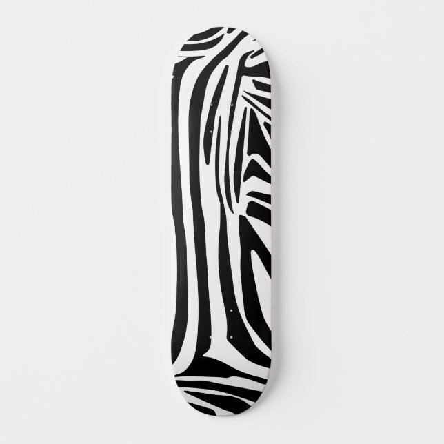 Zebra-Muster Skateboard (Vorderseite)