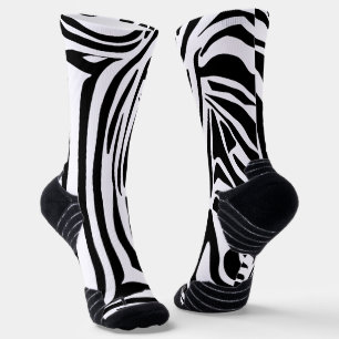 Zebra-Muster Socken