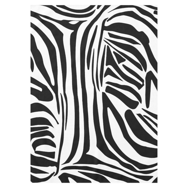 Zebra-Muster Tischdecke (Vorderseite)