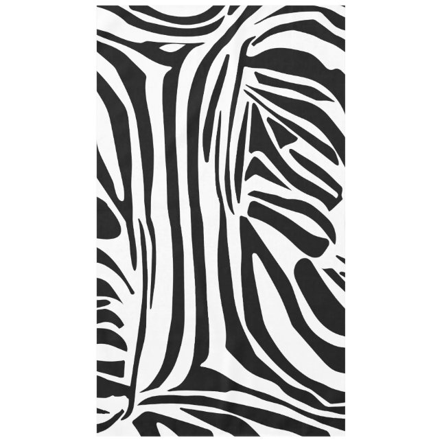 Zebra-Muster Tischdecke (Vorderseite)