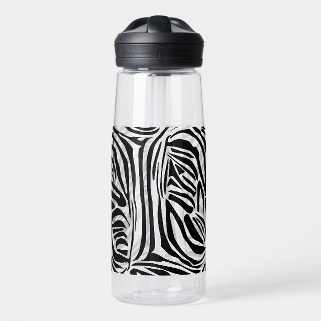 Zebra-Muster Trinkflasche (Vorne)