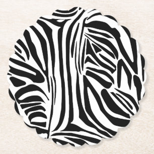 Zebra-Muster Untersetzer