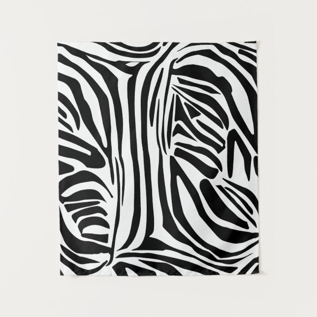 Zebra-Muster Wandteppich (Vorderseite)