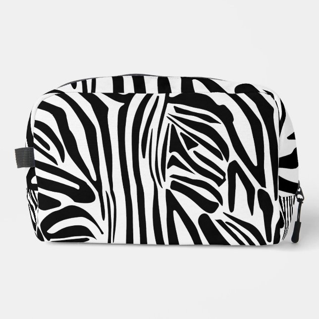 Zebra-Muster Waschbeutel (Vorderseite)