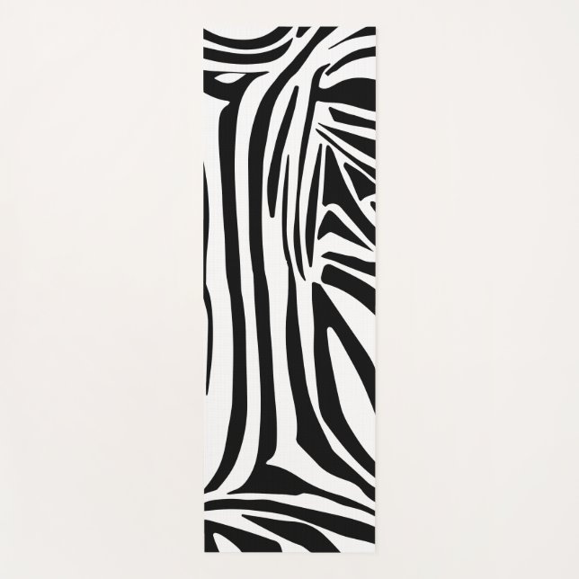 Zebra-Muster Yogamatte (Vorderseite)