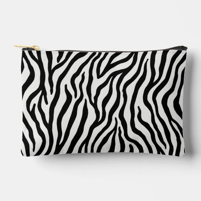 Zebra-Muster Zubehörtasche (Vorderseite)