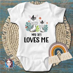 Zebra My Afi Lieben Baby Strampler