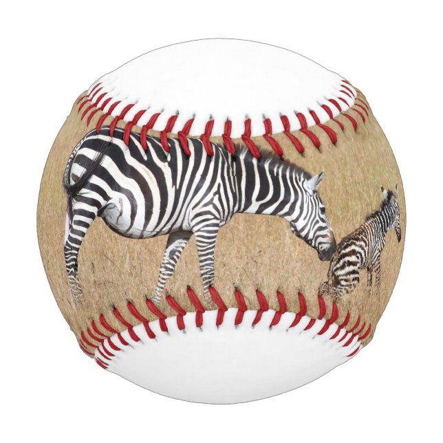 Zebra nach Geburt Baseball (Vorderseite)