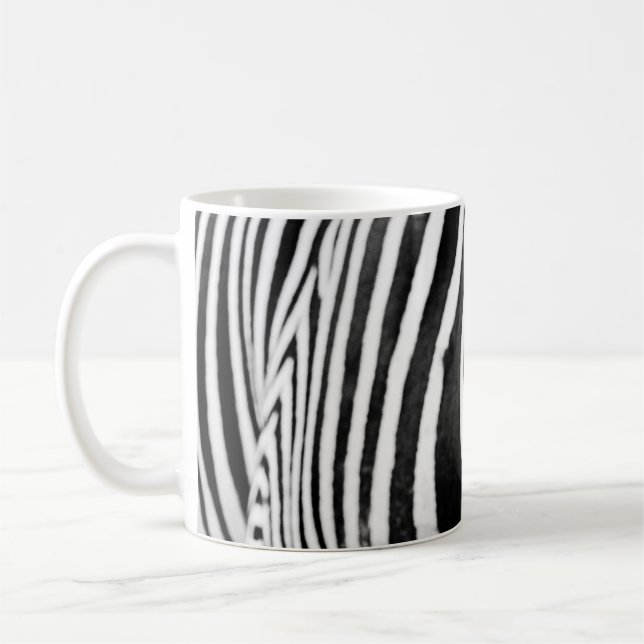 ZEBRA-NAH-UP-ANSICHT KAFFEETASSE (Links)
