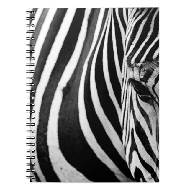 ZEBRA-NAH-UP-ANSICHT NOTIZBLOCK (Vorderseite)